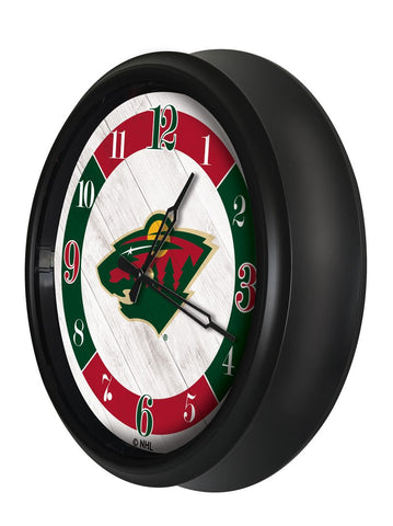 Minnesota Wild Logo LED Clock | LED Outdoor Clock