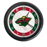 Minnesota Wild Logo LED Clock | LED Outdoor Clock