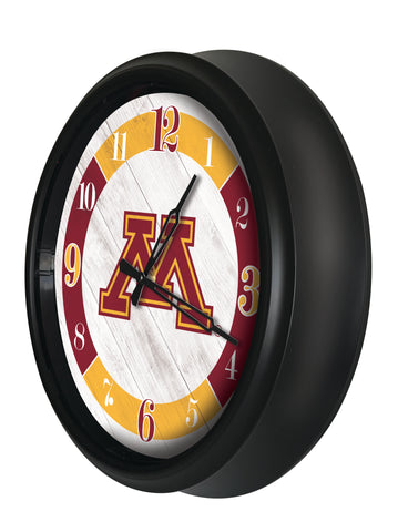 Minnesota Golden Gophers Logo LED Clock | LED Outdoor Clock