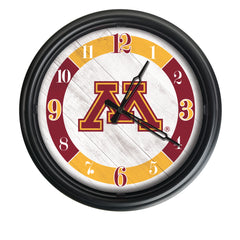 University of Minnesota Golden Gophers&nbsp;Officially Licensed Logo Indoor - Outdoor LED Wall Clock