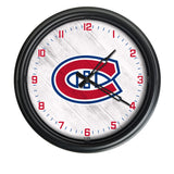 Montreal Canadiens Logo LED Clock | LED Outdoor Clock