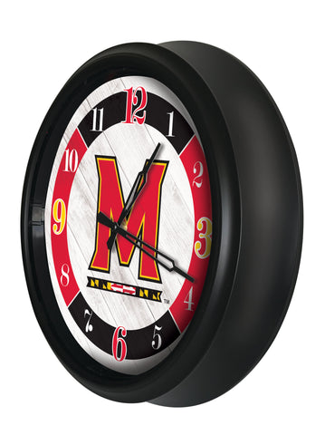 Maryland Terrapins Logo LED Clock | LED Outdoor Clock