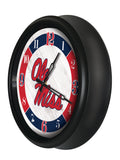 Mississippi Rebels Logo LED Clock | LED Outdoor Clock