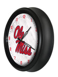 Mississippi Rebels Logo LED Clock | LED Outdoor Clock