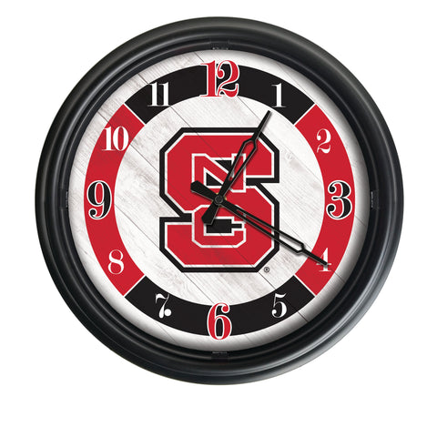 North Carolina State Wolfpack Logo LED Clock | LED Outdoor Clock