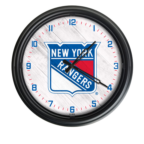 New York Rangers Logo LED Clock | LED Outdoor Clock