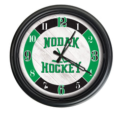 North Dakota Nodak Hockey Logo LED Clock | LED Outdoor Clock