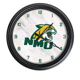Northern Michigan Wildcats Logo LED Clock | LED Outdoor Clock