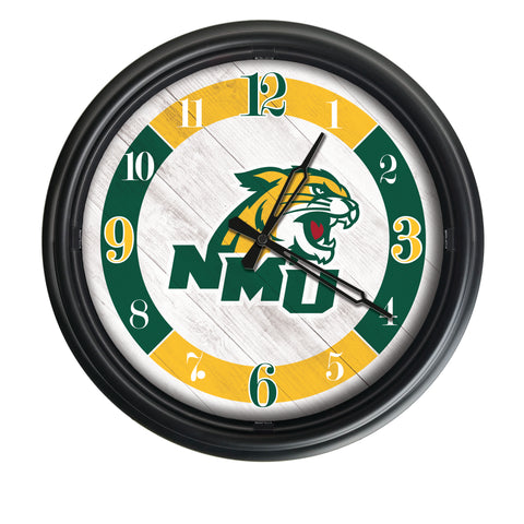 Northern Michigan Wildcats Logo LED Clock | LED Outdoor Clock