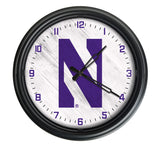 Northwestern Wildcats Logo LED Clock | LED Outdoor Clock
