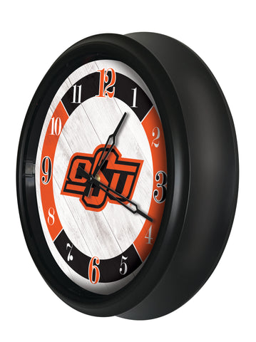 Oklahoma State Cowboys Logo LED Clock | LED Outdoor Clock