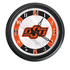 Oklahoma State University Cowboys&nbsp;Officially Licensed Logo Indoor - Outdoor LED Wall Clock