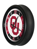 Oklahoma Sooners Logo LED Clock | LED Outdoor Clock