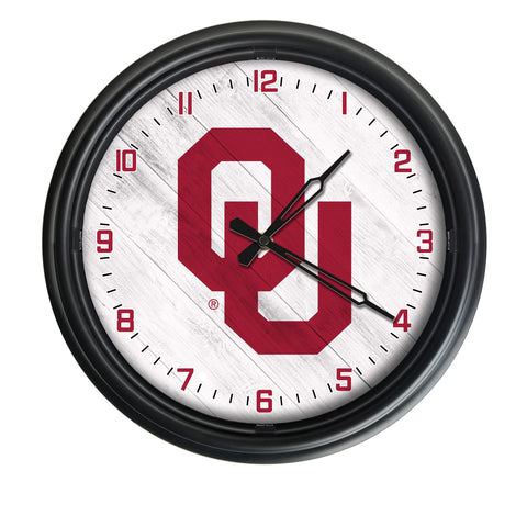 Oklahoma Sooners Logo LED Clock | LED Outdoor Clock