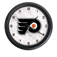 Philadelphia Flyers Logo Indoor/Outdoor Logo LED Clock from Holland Bar Stool Co Home Sports Decor for gifts
