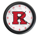 Rutgers Scarlet Knights Logo LED Clock | LED Outdoor Clock