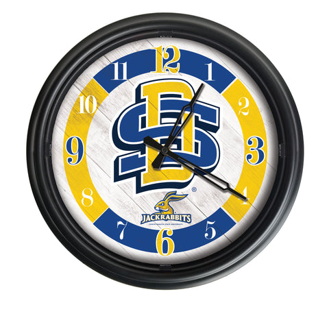 South Dakota State Jackrabbits Logo LED Clock | LED Outdoor Clock