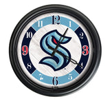 Seattle Kraken Logo LED Clock | LED Outdoor Clock