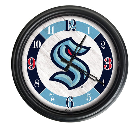 Seattle Kraken Logo LED Clock | LED Outdoor Clock