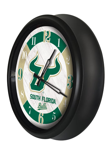 South Florida Bulls Logo LED Clock | LED Outdoor Clock