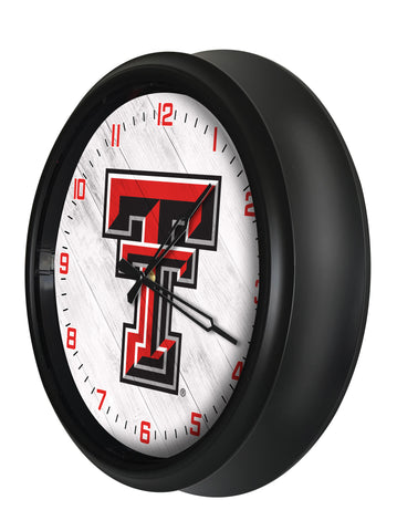 Texas Tech Red Raiders Logo LED Clock | LED Outdoor Clock