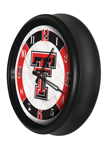 Texas Tech Red Raiders Logo LED Clock | LED Outdoor Clock