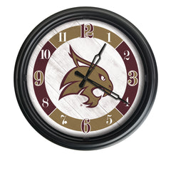 Texas&nbsp;State University Bobcats&nbsp;Officially Licensed Logo Indoor - Outdoor LED Wall Clock