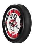 Wisconsin Badgers Bucky Logo LED Clock | LED Outdoor Clock