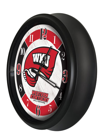Western Kentucky Hilltoppers Logo LED Clock | LED Outdoor Clock
