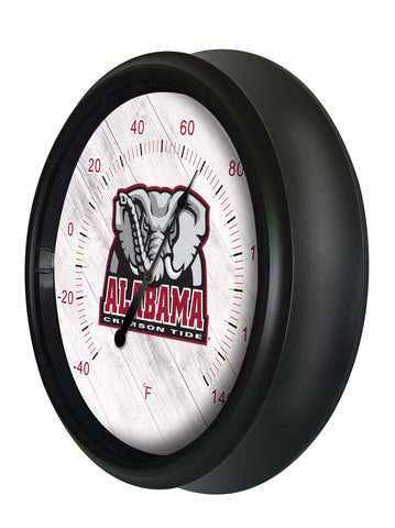 University of Alabama (Elephant) Logo LED Thermometer | LED Outdoor Thermometer