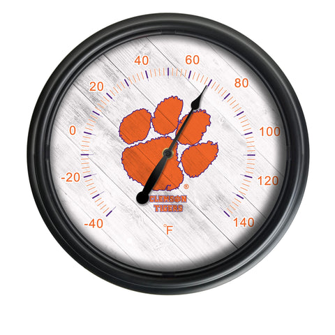 Clemson Logo LED Thermometer | LED Outdoor Thermometer