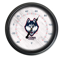 University of Connecticut Officially Licensed Logo Indoor - Outdoor LED Thermometer