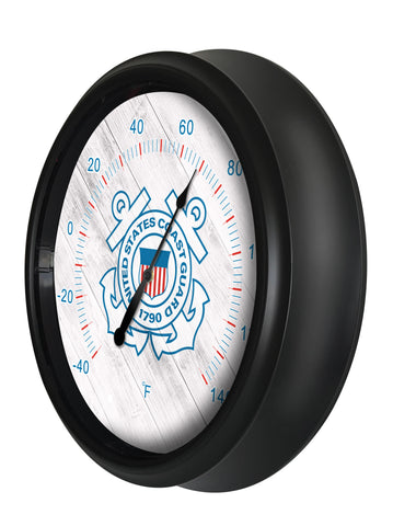 United States Coast Guard LED Thermometer | LED Outdoor Thermometer