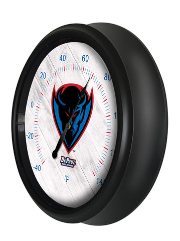 DePaul University Logo LED Thermometer | LED Outdoor Thermometer