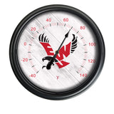 Eastern Washington University Logo LED Thermometer | LED Outdoor Thermometer
