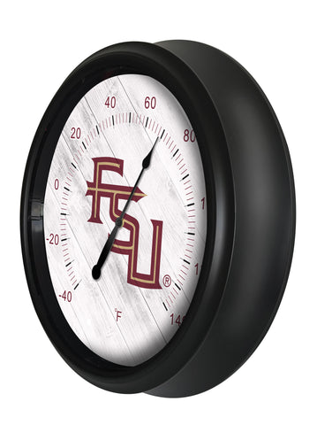 Florida State (Script) Logo LED Thermometer | LED Outdoor Thermometer
