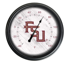 Florida State (Script) Officially Licensed Logo Indoor - Outdoor LED Thermometer
