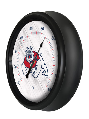 Fresno State University Logo LED Thermometer | LED Outdoor Thermometer