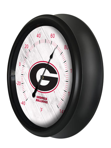 University of Georgia (G) Logo LED Thermometer | LED Outdoor Thermometer