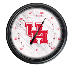 University of Houston Officially Licensed Logo Indoor - Outdoor LED Thermometer
