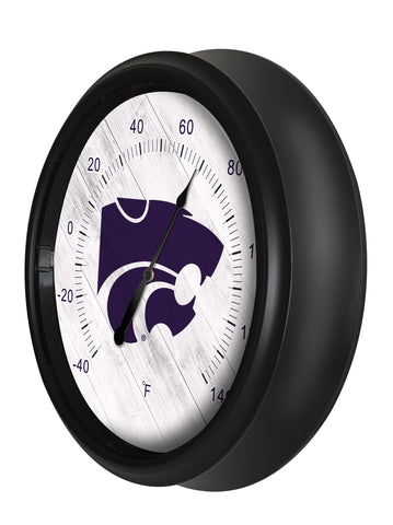 Kansas State University Logo LED Thermometer | LED Outdoor Thermometer