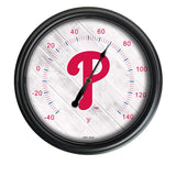 Philadelphia Phillies Logo LED Thermometer | MLB LED Outdoor Thermometer