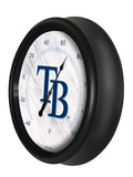 Tampa Bay Rays Logo LED Thermometer | MLB LED Outdoor Thermometer