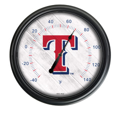 Texas Rangers Logo LED Thermometer | MLB LED Outdoor Thermometer
