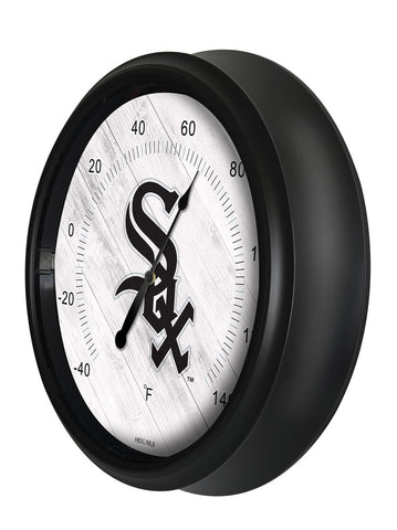 Chicago White Sox Logo LED Thermometer | MLB LED Outdoor Thermometer