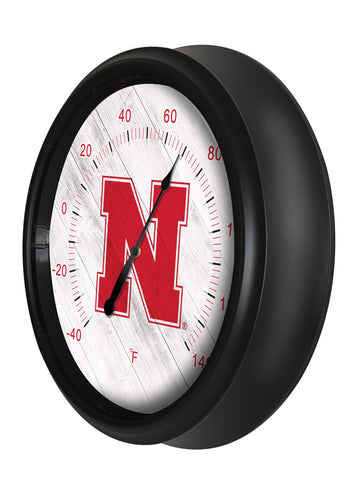 University of Nebraska LED Thermometer | LED Outdoor Thermometer