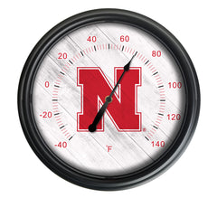 University of Nebraska LED Thermometer | LED Outdoor Thermometer