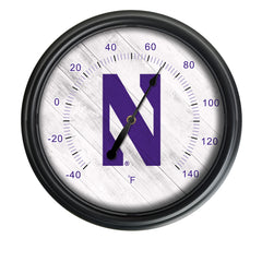 Northwestern University Officially Licensed Logo Indoor - Outdoor LED Thermometer