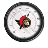 Ottawa Senators Logo LED Thermometer | LED Outdoor Thermometer
