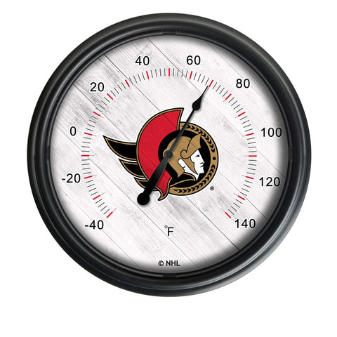 Ottawa Senators Logo LED Thermometer | LED Outdoor Thermometer